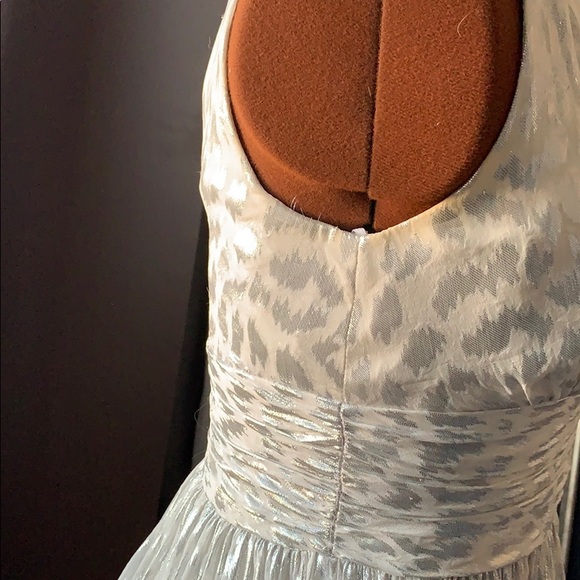 Leopard print metallic cocktail dress - Picture 3 of 5